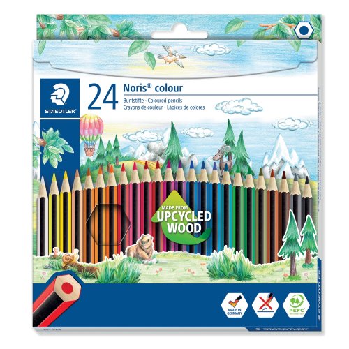 Värikynä Staedtler noris club 185 c24 värilajitelma 24kpl, hinta 11,25€