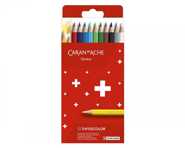 Värikynä Caran dAche Swisscolor värilajitelma /12, hinta 6,41€