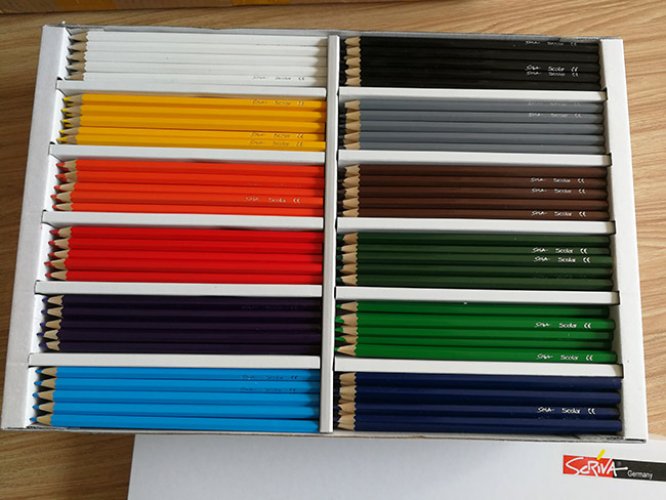 Värikynä Scriva Scolar FSC värilajitelma /240, hinta 22,39€