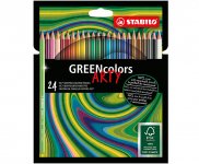 Värikynä STABILO GREENcolors ARTY värilajitelma /24