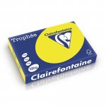 Värillinen Kopiopaperi Clairefontaine trophee 1292 a4 120g voimakas kelt 250kpl