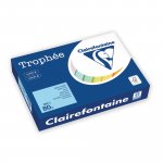 Värillinen Kopiopaperi Clairefontaine trophee 1774 a4 80g keskisininen