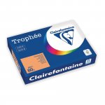 Värillinen Kopiopaperi Clairefontaine trophee 1878 a4 80g oranssi