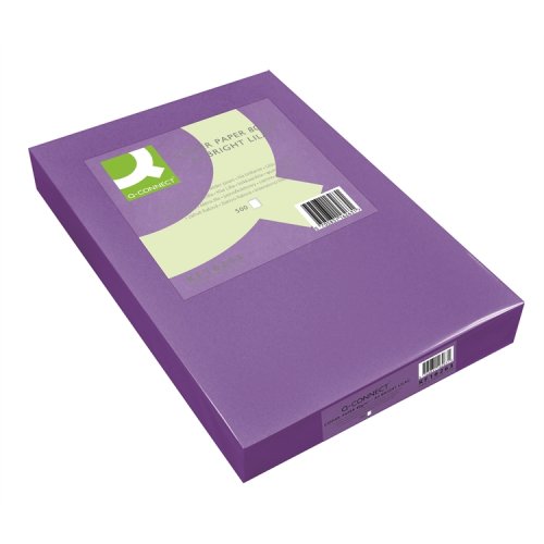 Värillinen Kopiopaperi Q-CONNECT 80G A4/100 violetti, hinta 15,60€