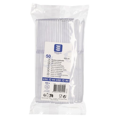 Veitsi vascella 18.5cm kirkas 50kpl, hinta 5,79€