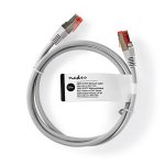 Verkkokaapeli Nedis CAT6 S/FTP 2m harmaa
