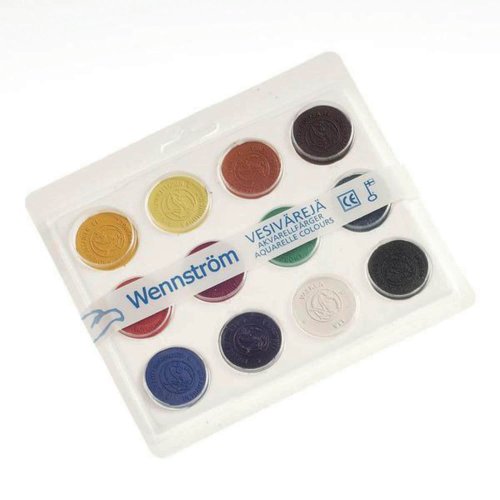 Vesiväri Wennström 30mm muovipaletti, hinta 8,85€