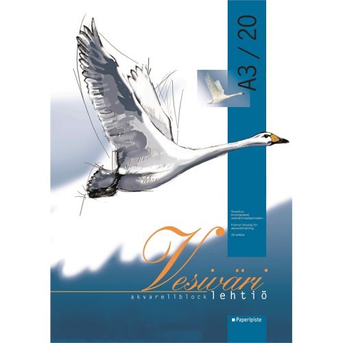 Vesivärilehtiö Paperipiste A3/20 140G, hinta 7,02€