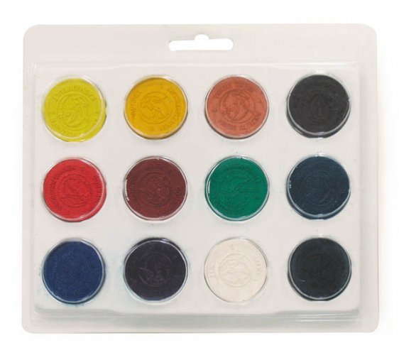 Vesiväripaletti kannella Wennström 12 väriä, hinta 10,78€