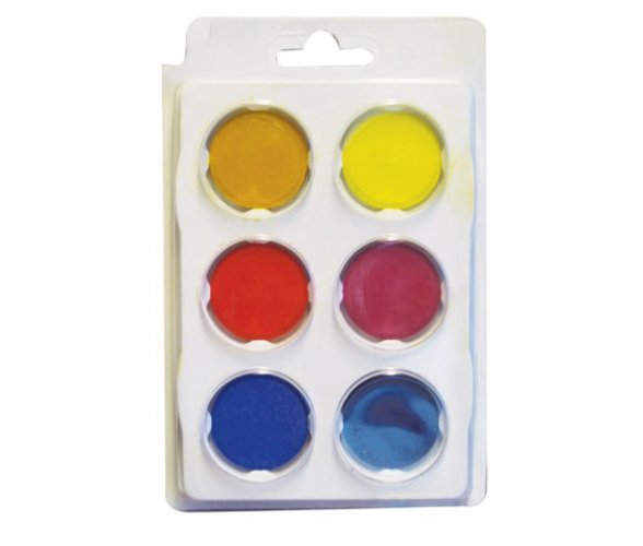 Vesiväripaletti kannella koulu 6 väriä, hinta 3,49€