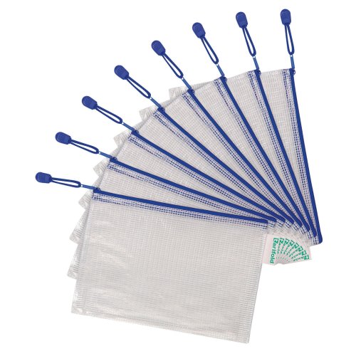 Vetoketjupussi Tarifold zip a5 sininen 8kpl, hinta 14,51€