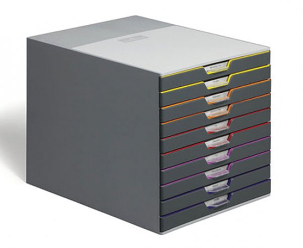 Vetolaatikosto Durable Varicolor 10-osainen, hinta 123,95€