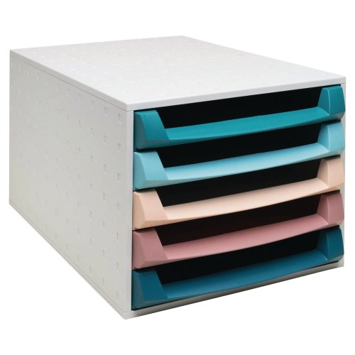 Vetolaatikosto Exacompta skandi 5-osainen, hinta 77,85€