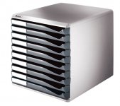 Vetolaatikosto Leitz Form Set 10-osainen harmaa