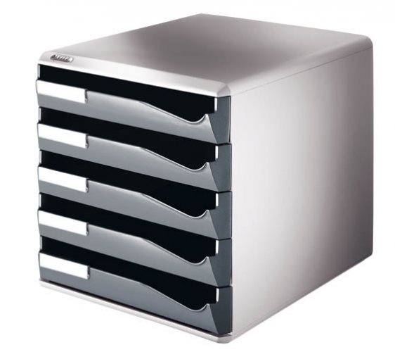 Vetolaatikosto Leitz Post Set 5-osainen harmaa, hinta 102,71€