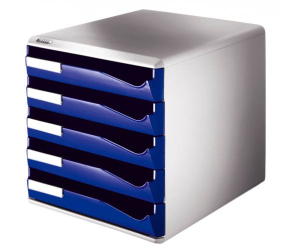 Vetolaatikosto Leitz Post Set 5-osainen sininen, hinta 102,71€