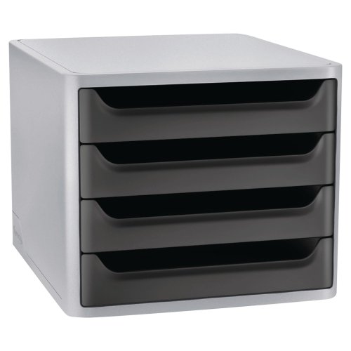 Vetolaatikosto Lyreco 4-osainen musta, hinta 40,21€