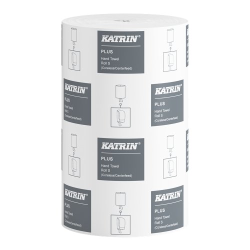 Vetopyyhe Katrin Plus S 1-krt hylsytön valk 12 kpl 475218, hinta 100,38€