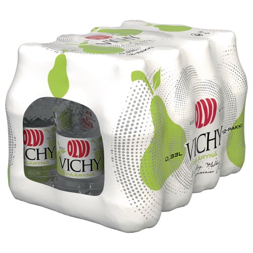Vichy Olvi kivennäisvesi päärynä 0,33l 12kpl, hinta 9,33€