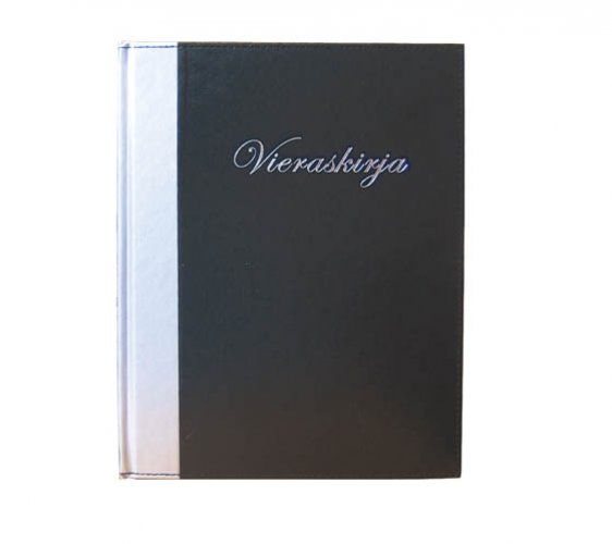 Vieraskirja 18 x 23,5 cm, hinta 14,84€
