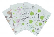 Vihko Nidottu Paperipiste Nature A6/40 värilajitelma