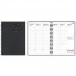 Viikkomuistio 2026 Cc 2366 eko viikkokalenteri musta 148 × 210mm