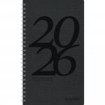 Viikkopäivyri 2026 Ajasto 14 eko pöytäkalenteri musta 120 x 210mm