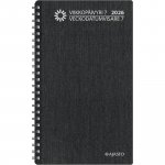 Viikkopäivyri 2026 Ajasto 7 pöytäkalenteri tummanharmaa 120 x 210mm
