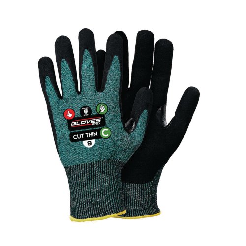 Viiltosuojakäsine Glovespro® cut thin c nitriili koko 10, hinta 8,54€