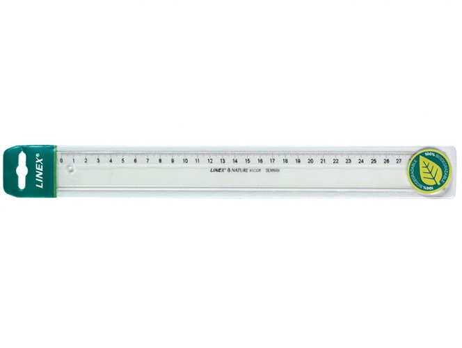 Viivoitin Linex Nature N1030 30 cm, hinta 3,17€