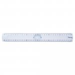 Viivoitin Lyreco kaksipuolinen , muovia, 30 cm