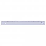 Viivoitin Lyreco kirkas muovi viivain 40cm