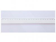 Viivoitin muovinen 30 cm valkoinen