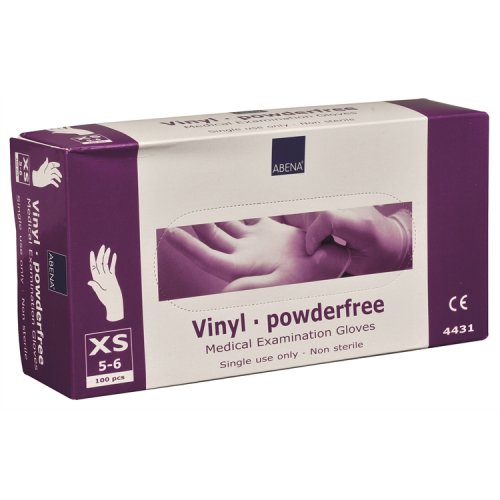 Vinyylikäsine Abena Classic XS /100, hinta 3,18€