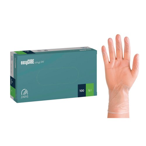 Vinyylikäsine Easycare puuteriton l 100kpl, hinta 11,95€