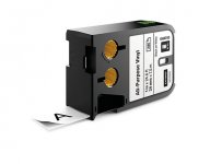 Vinyylitarra DYMO XTL 24 mm x 7,5 m valkoinen/musta