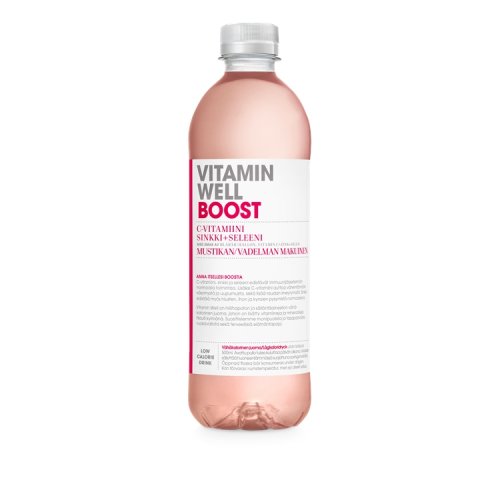 Vitamiinivesi Vitamin Well Boost 500 ml/12 (ei sis. panttia), hinta 34,13€