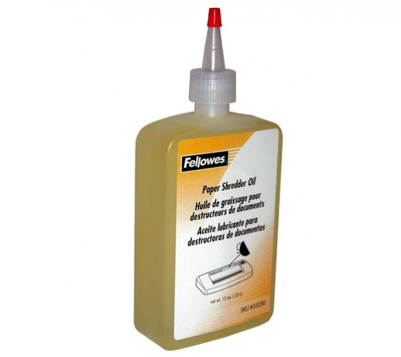 Voiteluöljy paperintuhoojille Fellowes 355 ml, hinta 18,86€