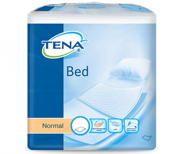 Vuodesuoja Tena Bed Normal 60 x 60 cm 4 x 40 kpl, hinta 13,83€