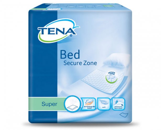 Vuodesuoja Tena Bed Secure Zone Super 60 x 90 cm, hinta 0,69€