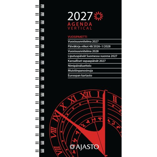 Vuosipaketti 2027 Ajasto agenda 85 x 162 mm, hinta 7,66€