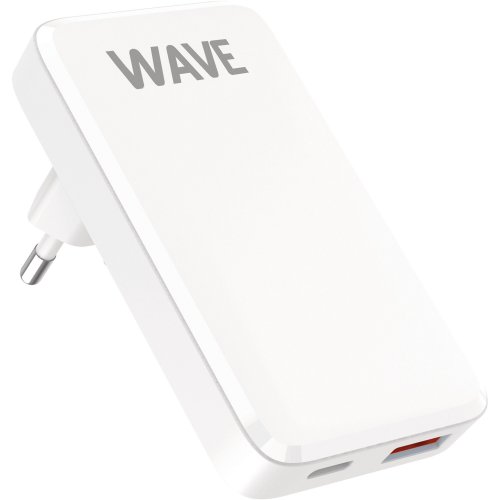 Wave slim pikalataava gan-seinälaturi 65w usb-c usb-a, hinta 25,70€