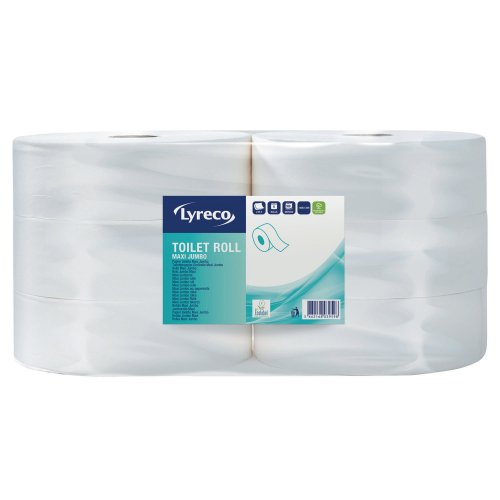 Wc-paperi Lyreco maxi jumbo 2-krs 6kpl, hinta 84,84€
