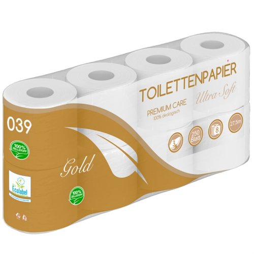 Wc-paperi Premium Gold 039 3-krs 250 arkkia 56 rll, hinta 33,80€