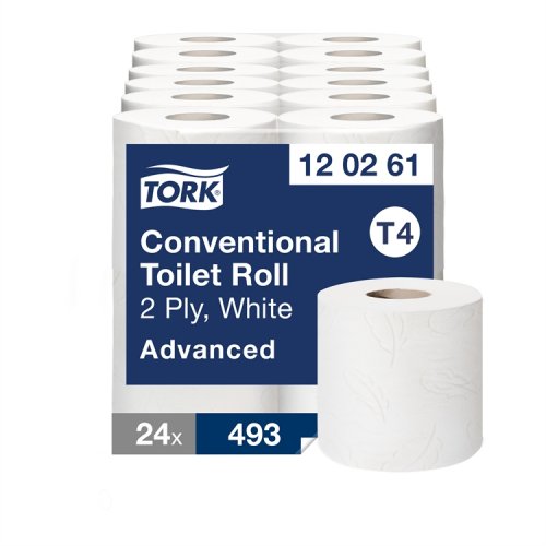 Wc-paperi Tork Advanced T4 2-krt 24 rll 120261, hinta 26,04€