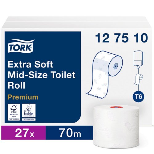 Wc-paperi Tork Extra Soft T6 3-krt 27 rll 127510, hinta 126,64€