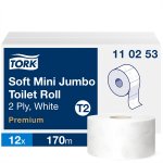 Wc-paperi Tork Soft Mini Jumbo T2 2-krt 12 rll 110253