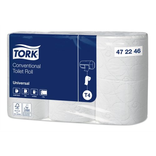 Wc-paperi Tork Universal T4 2-krt 42 rll 472246, hinta 27,67€