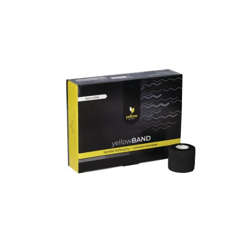 Yellowband kiinnityssidos musta 5cm x 4,5m 12kpl, hinta 11,26€