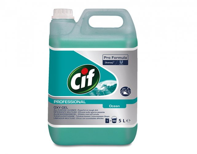 Yleispuhdistusaine Cif Professional Oxy-Gel Ocean 5 l, hinta 23,62€
